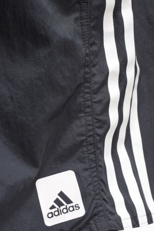 Dark Grey adidas 3 Stripe Swim Short